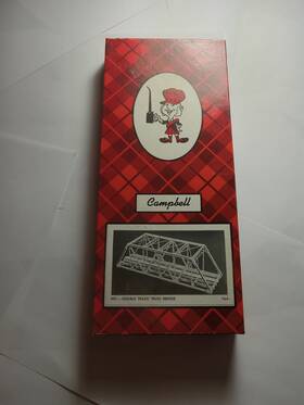 764-595 Campbell Scale Models Ho Kit #764-595 Double Track Truss Bridge Nos 764-595 Campbell Scale Models Ho Kit #764-595 Double Track Truss Bridge Nos