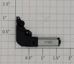 Canon 0819-1 5 Volt Dc Camera Flat Motor With Worm Gear Assembly