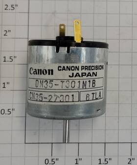 Dn35-t301n1b Canon 12-vdc Mini Can Motor 32mm X 34mm Od 10