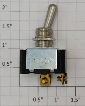 5-1103 Carling On/off Toggle Switch 10 Amp 250 Vac Or 15 125