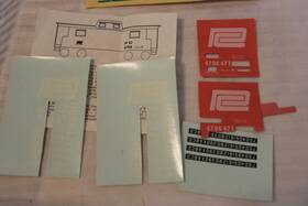 Hc-475 Champ Decals Ho Scale Penn Central Caboose Decal Set #hc-475