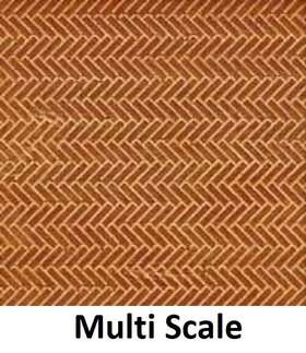 Cch-8660 Chooch Ho/n Scales Herringbone Pavers 2 Pack 3-1/4 Inch X 12