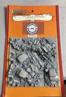 7128 Chooch Enterprises Inc Ho Automobile Junk Piles Scenery Train Set Sceneries