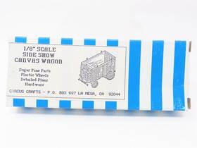 Cw-17 Circus Crafts Ho Scale Side Show Canvas Wagon Kit