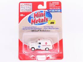 30150 Classic Metal Works Ho Scale Cmw Mini Metals #30150 Die-cast Ft48 Ford Ambulance