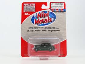 30285 Classic Metal Works Ho Scale Cmw Mini Metals Ft36 Ford Fordor Sedan - Vineyard Green 30285 Classic Metal Works Ho Scale Cmw Mini Metals Ft36 Ford Fordor Sedan - Vineyard Green