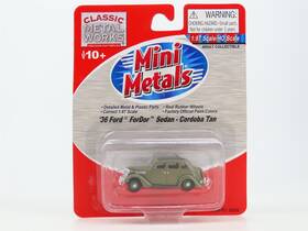 30286 Classic Metal Works Ho Scale Cmw Mini Metals Ft36 Ford Fordor Sedan - Cordoba Tan