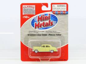 30316 Classic Metal Works Ho Scale Cmw Mini Metals Ft50 Desoto 4-door Sedan - Princess Yellow