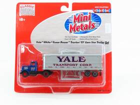 31136 Classic Metal Works Ho Scale Cmw Mini Metals Yale Tractor With 32ft Aero Van Trailer Set