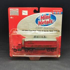 31140 Classic Metal Works Mini-metals A&p White Super Power Tractor 32ft Reefer Traier Set Ho Used