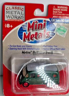 31909 Classic Metal Works #31909 Cmw Ho Mini Metals Metro Delivery Van 1 87 Diecast New Sealed