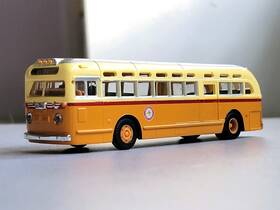 32304 Classic Metal Works Ho Scale Boston Mta Gmc Transit Bus Inch South Station #32304
