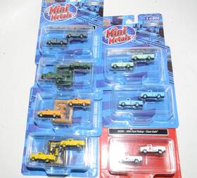 50386 Classic Metal Works Lot/7 Cds N-scale Mini Metals Diecast 1954 Ford Pickup Rio Erie Coca Cola Nos