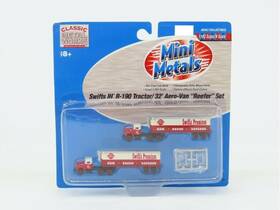 51120 Classic Metal Works N 1/160 Scale Cmw Mini Metals Swifts Premium Tractor-trailer 2-pack