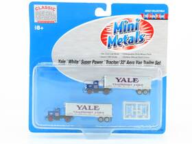 51136 Classic Metal Works N 1/160 Scale Cmw Mini Metals Yale Transport Tractor-trailer 2-pack