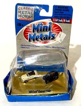 Classic Metal Works 658819502019 Rtr Works-mini Metals #50201 2 48 Ford Convertibles N Scale Built Classic Metal Works 658819502019 Rtr Works-mini Metals #50201 2 48 Ford Convertibles N Scale Built