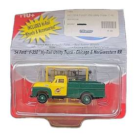 Cmw30238 Classic Metal Works Cmw30239 Chicago/northwestern Rr Ft54 Ford F-350 Hy-rail Utility Truck Distress