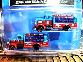 Mwi50396 Classic Metal Works Rtr N White Beverage Bottle Delivery Truck Built O So Grape