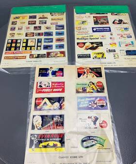Ho7047 Classic Signs Ltd B430 3 X Packs Ho Scale 1940 S 1950 1960