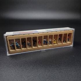0002-009957 Con-cor - Ho Scale 12 Figures Railroad Personnel #0002-009957