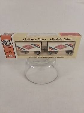 0004-008144 Con-cor Colonel Barnum Shows 28ft Smooth Trailer Ho 1 87 Scale With Box