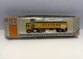 0004-01002 Con-cor 1002 Tractor Dump Trailer Truck Stevens Trucking Ho Scale