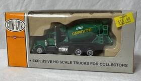 0004-2027 Con-cor Cement Mixer Truck Granite Ready Mix Ho Scale