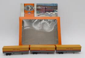 004-005121 Con-cor N Scale Union Pacific Piggy Back Trailer Pack Of 3 Ln/box