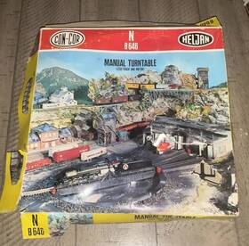 B646 Con-cor Heljan N Scale Manual Turntable Model Train Trackside Accessory