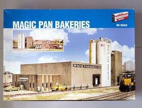 933-2915 Cornerstone Ho Scale Walthers Magic Pan Bakeries Structure Kit Open Box