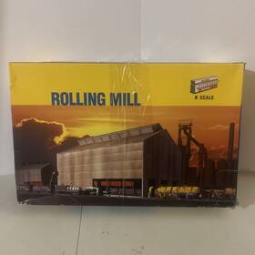 933-3250 Cornerstone Rolling Mill Processing Plant Us Steel Works N Scale Kit Open Box