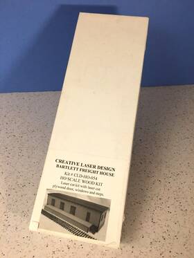 Cld-ho-054 Creative Laser Design Bartlett Freight House Ho Scale Model Kit #cld-ho-054 C-7 Cld-ho-054 Creative Laser Design Bartlett Freight House Ho Scale Model Kit #cld-ho-054 C-7