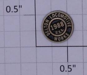 10016-36 Delton 2-8-0 C-16 1988 Brass Builders Plate