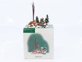 52744 Department 56 Village Accessories #52744 Inch Foxes In The Forest Scene 52744 Department 56 Village Accessories #52744 Inch Foxes In The Forest Scene