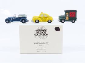 5964-1 Department 56 Heritage Village #5964-1 Inch Automobiles 3-car Set