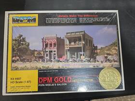 243-40700 Design Preservation Models Dpm 40700 Ho #243-40700 Popa Weelies Sallon Gold Detailed