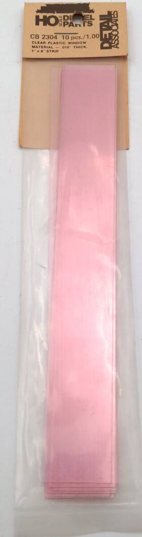 Cb-2304 Detail Associates Cb 2304 Clear Plastic Window Material Cb-2304 Detail Associates Cb 2304 Clear Plastic Window Material