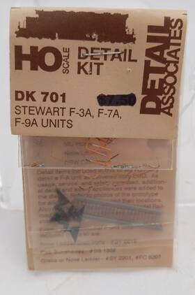 Dk701 Detail Associates Ho Stewart F-3a F-7a F-9a Units