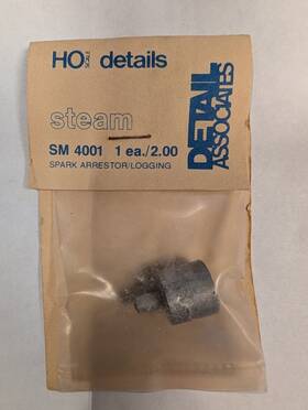 Sm4001 Detail Associates Ho Scale Spark Arrestor/logging