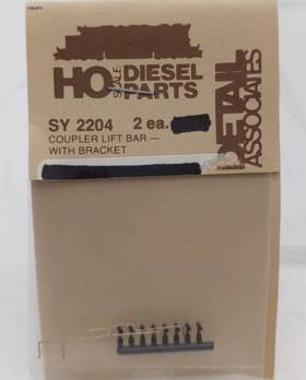 Sy2204 Detail Associates Ho Scale Coupler Lift Bar With Bracket