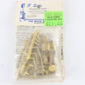 K-1000 Details West Westinghouse Air Pump System Brass Train Detail Parts The Back Shop O