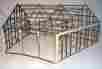 Df502 Ohkwari Pacific Coast 3 Stall Roundhouse Frame O On3 On30 Railroad Structure Kit