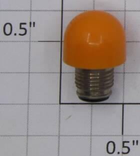 162-973 Dialight Stovepipe Translucent Amber Cover With Bulb 10