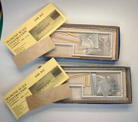 Ap-414 Diamond Scale Construction Lot Of 2 Ho Ash Pit Kits - Building Kit Ap-414 Diamond Scale Construction Lot Of 2 Ho Ash Pit Kits - Building Kit