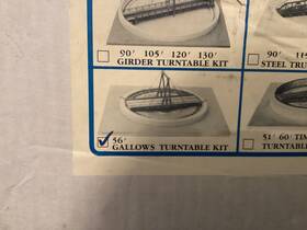 Hon2or3 Diamond Scale Lk110 Ho/hon2or3 Railroad Gallows Turntable Kit With Indexing Hon2or3 Diamond Scale Lk110 Ho/hon2or3 Railroad Gallows Turntable Kit With Indexing