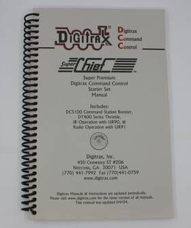 Dcc100m Digitrax Super Premium Command Control Starter Set Manual