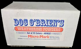 81632 Doc Obriens Oftbriens Weathering Powder Set Of 12