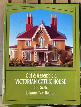 0-486-28770-x Dover Publications Cut And Assemble Victorian Gothic House H-o Scale By Edmund V Gillon Jr Rare