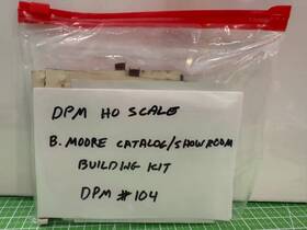 Dpm 781324001040 10400 Ho Scale B Moore Catalog/showroom Building Kit - Read