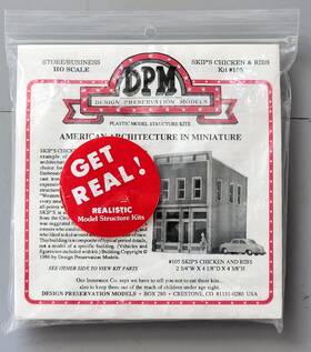 Dpm 781324001057 Ho Scale #105 Skips Chicken And Ribs Building Kit Complete